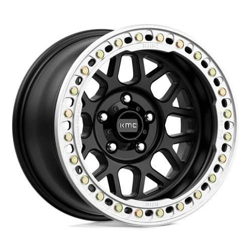 KMC | KM235 GRENADE CRAWL BEADLOCK | 18.0x9.00 | 8X170 | -24 | SATIN BLACK
