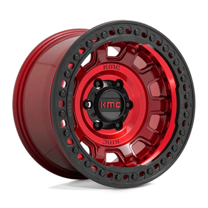 KMC | KM236 TANK BEADLOCK | 17.0x9.00 | 5X127 | -15 | CANDY RED