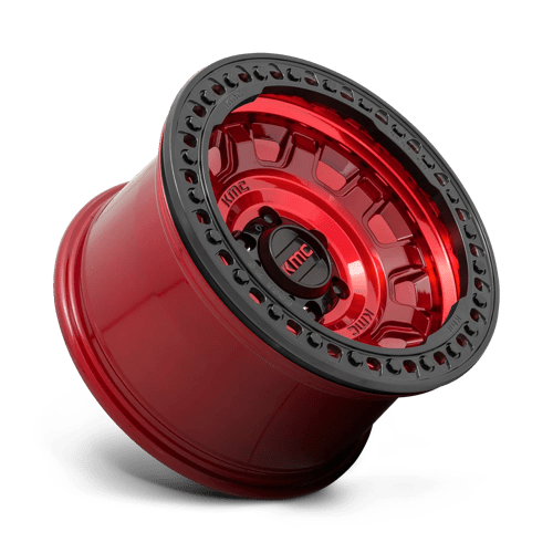 KMC | KM236 TANK BEADLOCK | 17.0x9.00 | 5X127 | -15 | CANDY RED