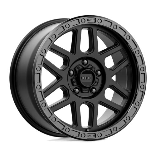 KMC | KM544 MESA | 17.0x9.00 | 5X127 | 18 | SATIN BLACK W/ GLOSS BLACK LIP