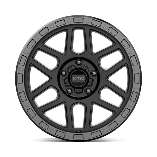 KMC | KM544 MESA | 17.0x9.00 | 5X127 | 18 | SATIN BLACK W/ GLOSS BLACK LIP