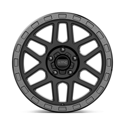 KMC | KM544 MESA | 17.0x9.00 | 5X127 | 18 | SATIN BLACK W/ GLOSS BLACK LIP