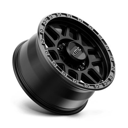 KMC | KM544 MESA | 18.0x9.00 | 8X170 | 18 | SATIN BLACK W/ GLOSS BLACK LIP