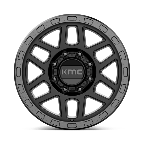 KMC | KM544 MESA | 18.0x9.00 | 8X170 | 18 | SATIN BLACK W/ GLOSS BLACK LIP
