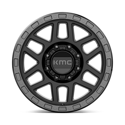 KMC | KM544 MESA | 18.0x9.00 | 8X180 | 18 | SATIN BLACK W/ GLOSS BLACK LIP
