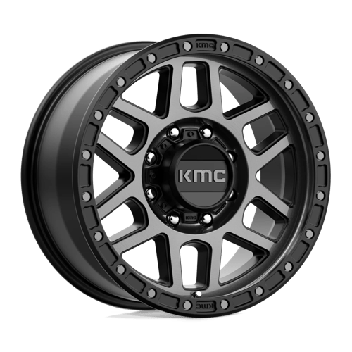 KMC | KM544 MESA | 17.0x9.00 | 8X165.1 | 18 | SATIN BLACK W/ GRAY TINT