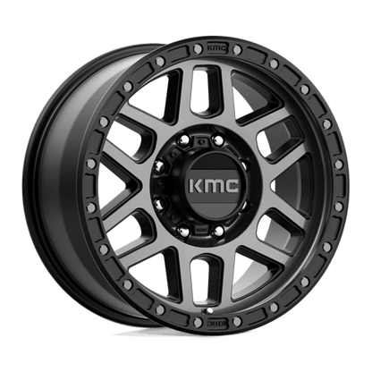 KMC | KM544 MESA | 17.0x9.00 | 8X165.1 | 18 | SATIN BLACK W/ GRAY TINT