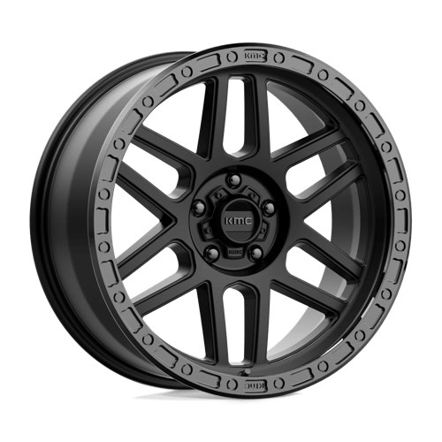 KMC | KM544 MESA | 17.0x9.00 | 5X127 | -12 | SATIN BLACK W/ GLOSS BLACK LIP