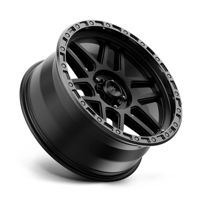 KMC | KM544 MESA | 17.0x8.50 | 5X120 | 0 | SATIN BLACK W/ GLOSS BLACK LIP
