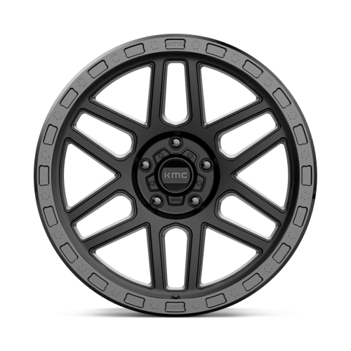 KMC | KM544 MESA | 17.0x8.50 | 5X120 | 0 | SATIN BLACK W/ GLOSS BLACK LIP