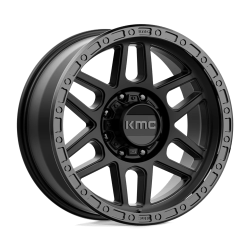 KMC | KM544 MESA | 20.0x9.00 | 8X165.1 | 0 | SATIN BLACK W/ GLOSS BLACK LIP
