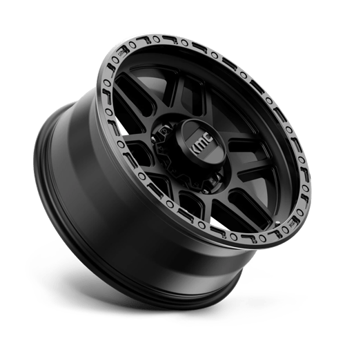 KMC | KM544 MESA | 20.0x9.00 | 8X165.1 | 0 | SATIN BLACK W/ GLOSS BLACK LIP