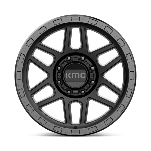 KMC | KM544 MESA | 20.0x9.00 | 8X165.1 | 0 | SATIN BLACK W/ GLOSS BLACK LIP