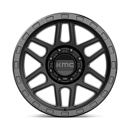 KMC | KM544 MESA | 20.0x9.00 | 8X165.1 | 0 | SATIN BLACK W/ GLOSS BLACK LIP