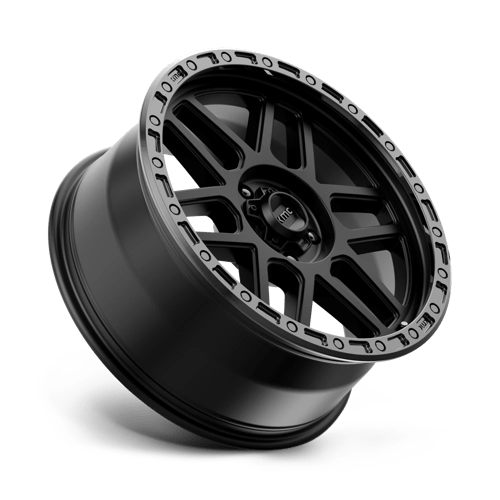 KMC | KM544 MESA | 17.0x9.00 | 5X127 | -12 | SATIN BLACK W/ GLOSS BLACK LIP