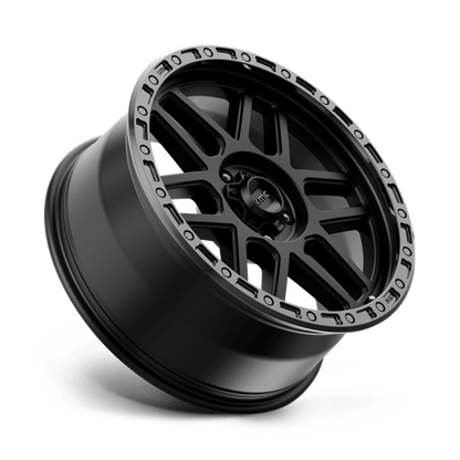 KMC | KM544 MESA | 17.0x9.00 | 5X127 | 18 | SATIN BLACK W/ GLOSS BLACK LIP