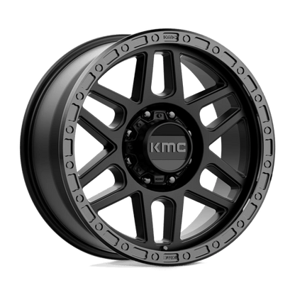 KMC | KM544 MESA | 17.0x9.00 | 8X170 | 18 | SATIN BLACK W/ GLOSS BLACK LIP