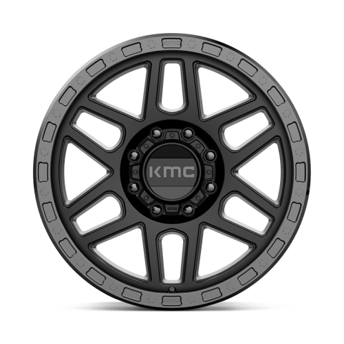 KMC | KM544 MESA | 20.0x9.00 | 8X180 | 18 | SATIN BLACK W/ GLOSS BLACK LIP
