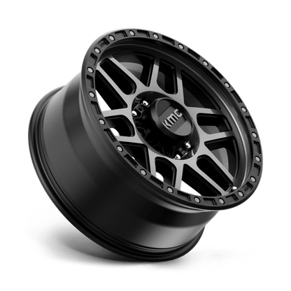 KMC | KM544 MESA | 17.0x9.00 | 8X165.1 | 18 | SATIN BLACK W/ GRAY TINT