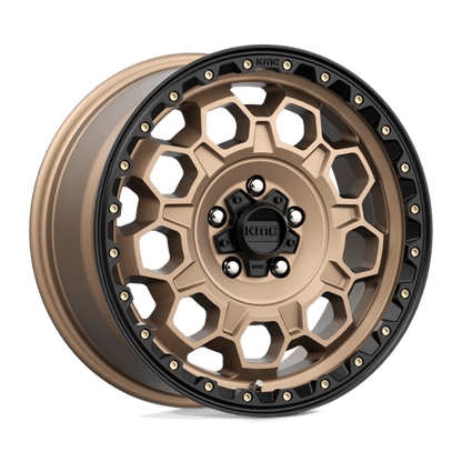 KMC | KM545 TREK | 17.0x8.00 | 6X139.7 | 20 | MATTE BRONZE W/ BLACK LIP