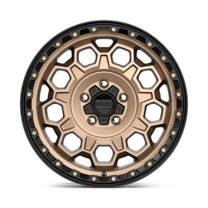 KMC | KM545 TREK | 17.0x8.00 | 5X114.3 | 35 | MATTE BRONZE W/ BLACK LIP