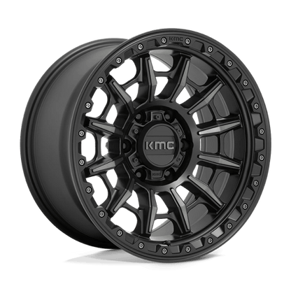 KMC | KM547 CARNAGE | 17.0x9.00 | 6X135 | 0 | SATIN BLACK W/ GRAY TINT