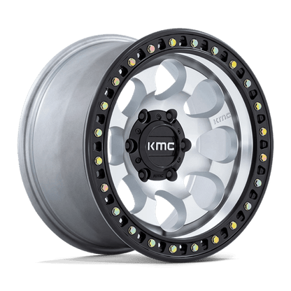 KMC | KM550 RIOT SBL | 17.0x8.50 | 5X127 | 10 | MACHINED W/ SATIN BLACK LIP
