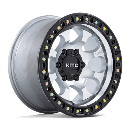 KMC | KM550 RIOT SBL | 18.0x9.00 | 5X127 | 18 | MACHINED W/ SATIN BLACK LIP
