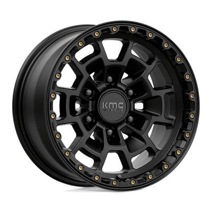 KMC | KM718 SUMMIT | 16.0x8.00 | 6X139.7 | 0 | SATIN BLACK