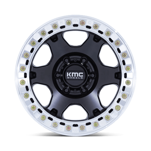 KMC | KM238 VI BEADLOCK | 17.0x9.00 | 8X165.1 | -38 | SATIN BLACK W/ MACHINED RING
