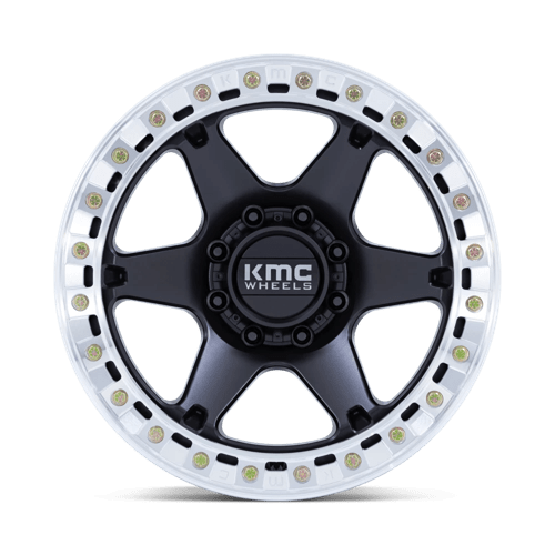 KMC | KM238 VI BEADLOCK | 20.0x10.00 | 6X135 | -48 | SATIN BLACK W/ MACHINED RING