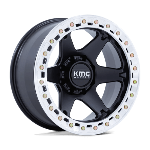 KMC | KM238 VI BEADLOCK | 20.0x10.00 | 8X170 | -48 | SATIN BLACK W/ MACHINED RING