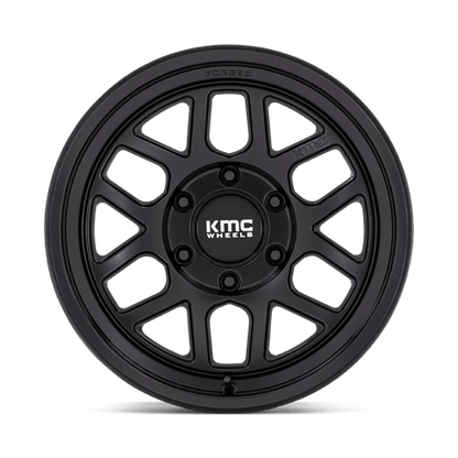 KMC | KM446 MESA FORGED MONOBLOCK | 17.0x8.50 | 6X135 | 0 | SATIN BLACK