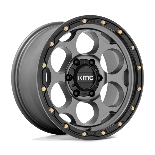 KMC | KM541 DIRTY HARRY | 17.0x8.50 | 6X139.7 | 0 | SATIN GRAY W/ BLACK LIP
