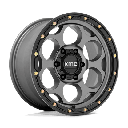 KMC | KM541 DIRTY HARRY | 17.0x8.50 | 6X139.7 | 0 | SATIN GRAY W/ BLACK LIP