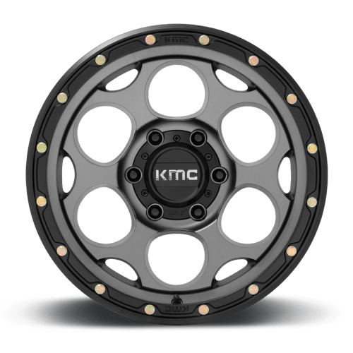 KMC | KM541 DIRTY HARRY | 17.0x8.50 | 6X139.7 | 18 | SATIN GRAY W/ BLACK LIP
