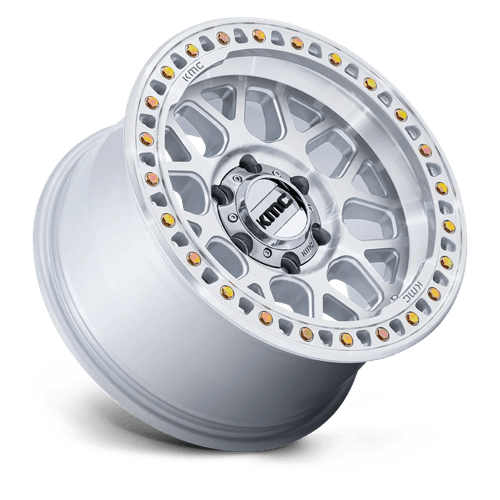 KMC | KM549 GRS | 17.0x9.00 | 6X120 | 18 | GLOSS SILVER W/ MACHINED FACE