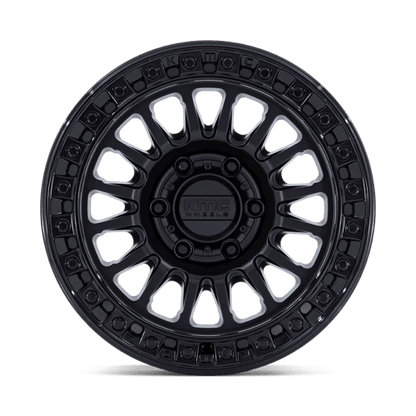 KMC | KM552 IMS | 20.0x9.00 | 8X165.1 | 0 | MATTE BLACK W/ GLOSS BLACK LIP