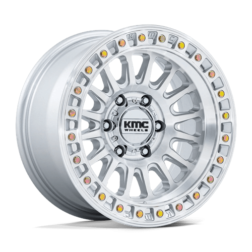 KMC | KM552 IMS | 18.0x9.00 | 8X170 | 0 | GLOSS SILVER W/ MACHINED FACE