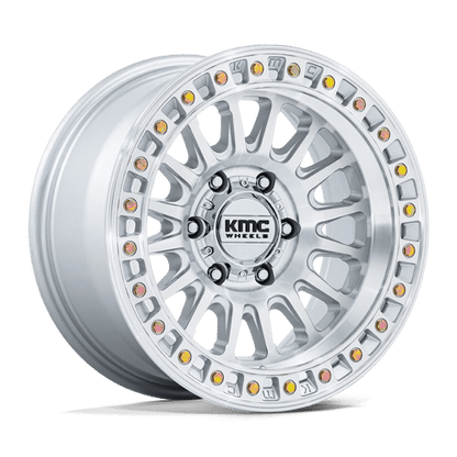 KMC | KM552 IMS | 20.0x9.00 | 8X180 | 0 | GLOSS SILVER W/ MACHINED FACE