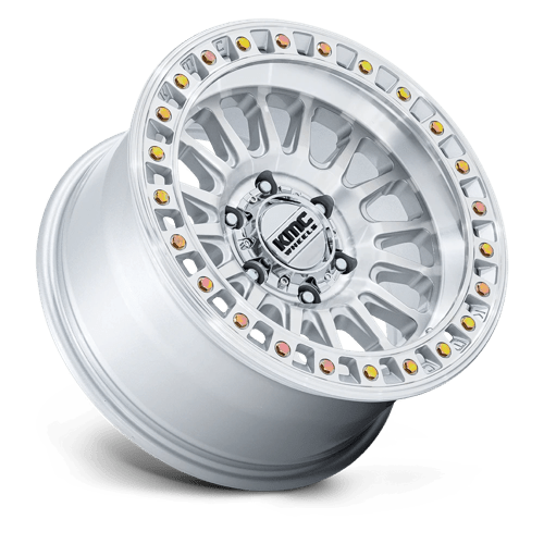 KMC | KM552 IMS | 20.0x9.00 | 5X127 | 0 | GLOSS SILVER W/ MACHINED FACE