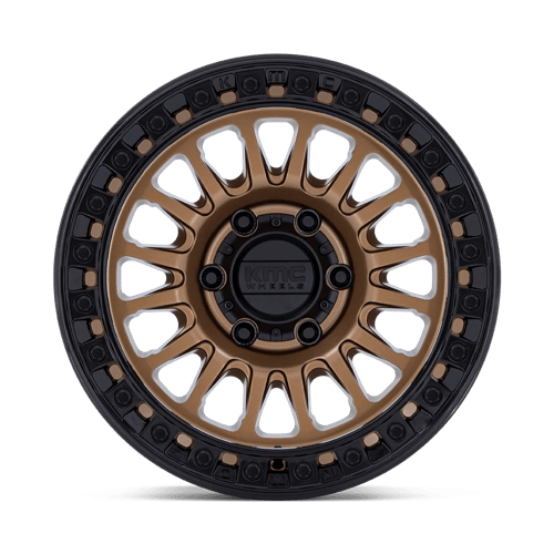 KMC | KM552 IMS | 17.0x8.50 | 6X139.7 | 25 | MATTE BRONZE W GLOSS BLACK LIP