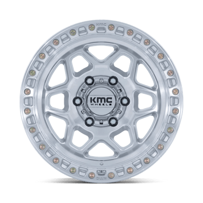 KMC | KM553 TORX | 17.0x8.50 | 6X120 | 25 | GLOSS SILVER W