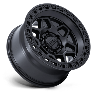 KMC | KM553 TORX | 17.0x8.50 | 6X120 | 0 | MATTE BLACK W/ GLOSS BLACK LIP