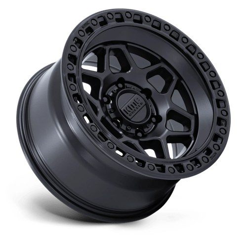 KMC | KM553 TORX | 17.0x8.50 | 6X120 | 25 | MATTE BLACK W/ GLOSS BLACK LIP