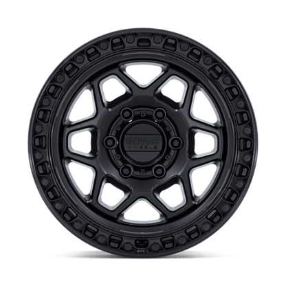 KMC | KM553 TORX | 17.0x8.50 | 6X135 | 25 | MATTE BLACK W/ GLOSS BLACK LIP