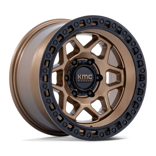 KMC | KM553 TORX | 17.0x8.50 | 6X139.7 | 0 | MATTE BRONZE W GLOSS BLACK LIP