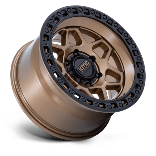 KMC | KM553 TORX | 17.0x9.00 | 5X127 | -12 | MATTE BRONZE W GLOSS BLACK LIP