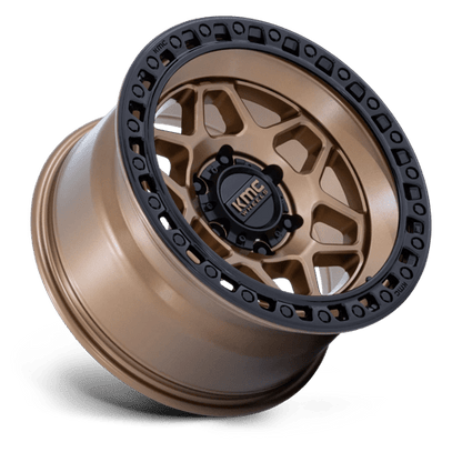 KMC | KM553 TORX | 17.0x9.00 | 5X127 | -12 | MATTE BRONZE W GLOSS BLACK LIP