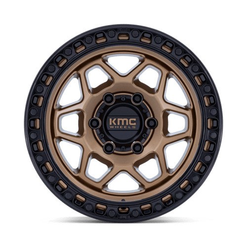 KMC | KM553 TORX | 17.0x8.50 | 6X120 | 25 | MATTE BRONZE W GLOSS BLACK LIP